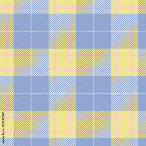 Soft rose quartz pastel plaid pattern
