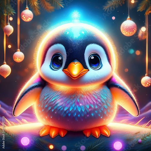 Niedlicher kleiner Pinguin