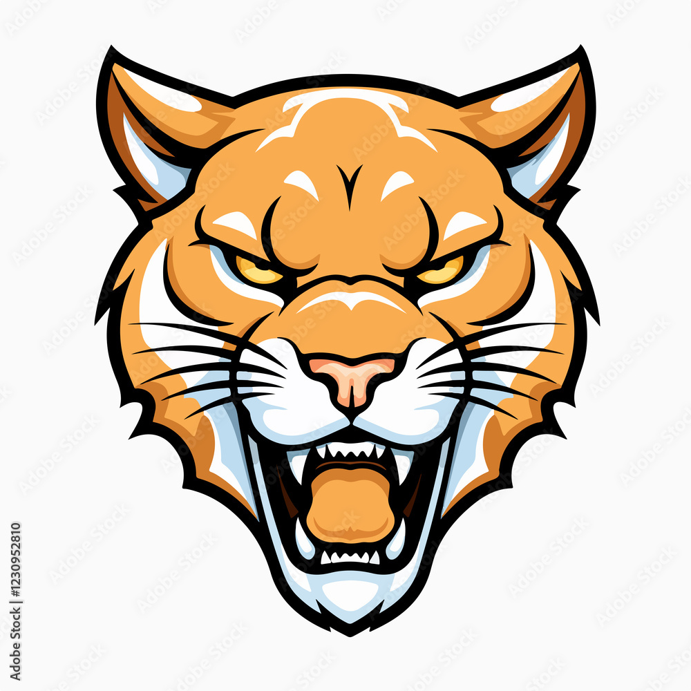 Obraz premium Fierce Esports Logo on White Background Generative AI