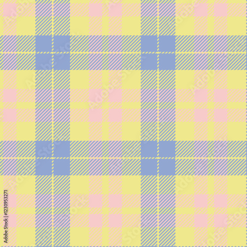 Refreshing and airy rose quartz plaid for fabric prints