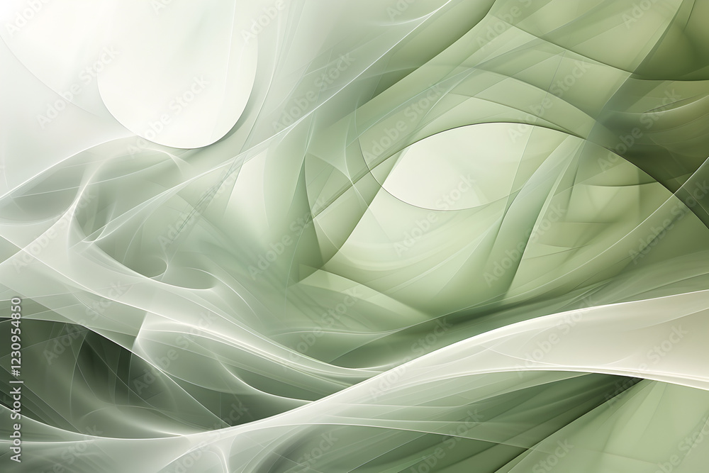 A soft, abstract design featuring flowing green and white curves and gradients. A soft, abstract design featuring flowing green and white curves and gradients.