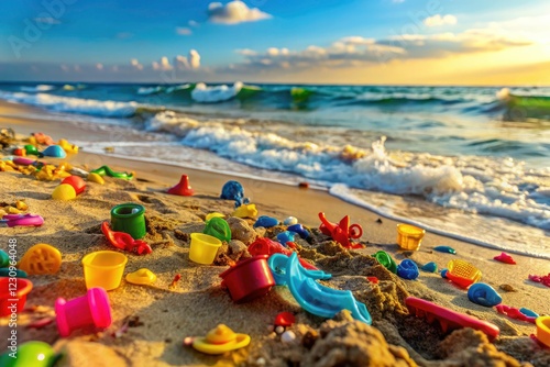 Ocean waste, largely plastic beach toys, devastates coastal ecosystems.  Urgent action is needed for shoreline and sand cleanup.