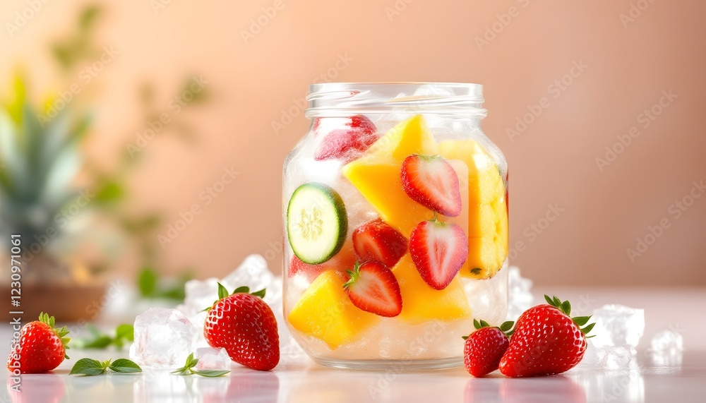 Refreshing Summer Fruit Infused Water In A Jar Refreshing Summer Fruit Infused Water In A Jar