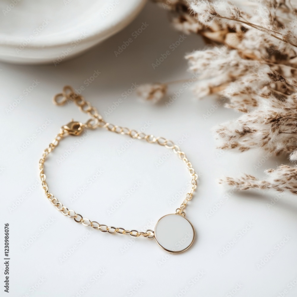 Minimalist bracelet mockup Minimalist bracelet mockup