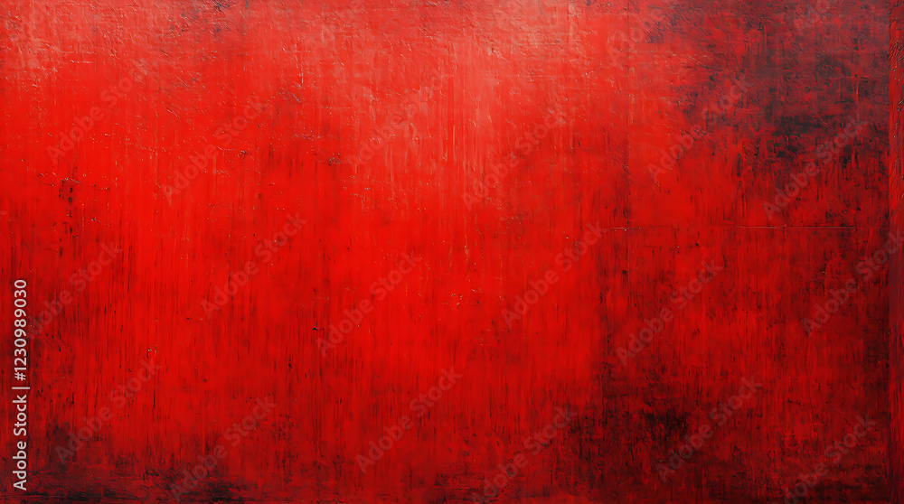 Vibrant Abstract Red Textured Background with Dramatic Brush Patterns Vibrant Abstract Red Textured Background with Dramatic Brush Patterns