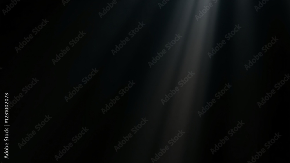 Abstract Light Rays Breaking Through Darkness