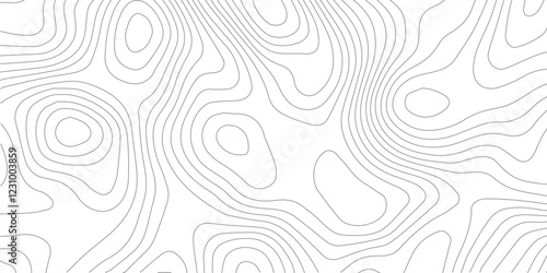 Abstract topographic contours map background. Topographic map and landscape terrain texture grid. Terrain map. Contours trails, image grid geographic relief topographic Cartography Background.
