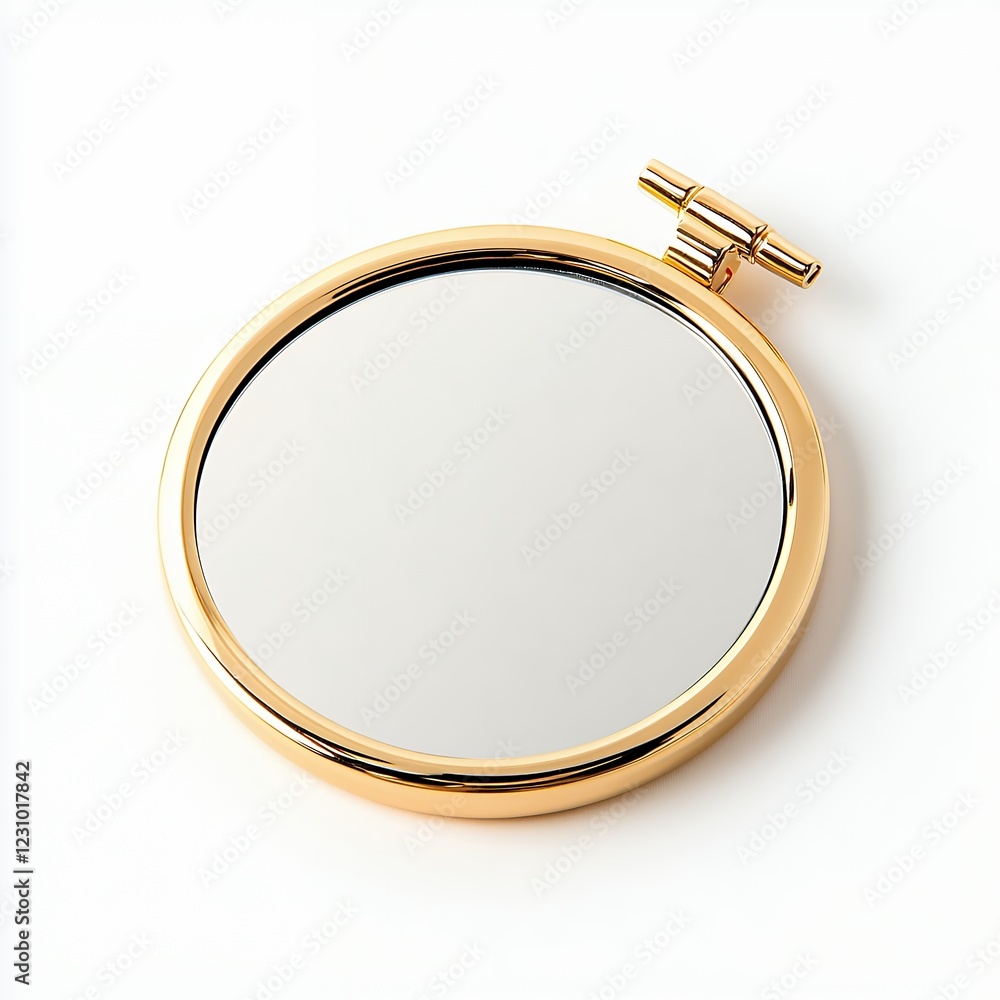 Reflective Gold Embroidery Hoop Mirror: A Simple and Elegant Accessory Reflective Gold Embroidery Hoop Mirror: A Simple and Elegant Accessory