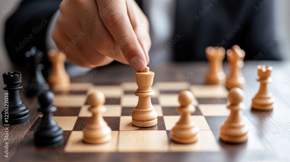 custom made wallpaper toronto digitalStrategic moves unfold on a wooden chessboard in a competitive game