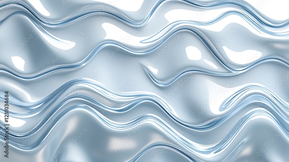 Abstract Blue Liquid Wave Pattern Design Abstract Blue Liquid Wave Pattern Design