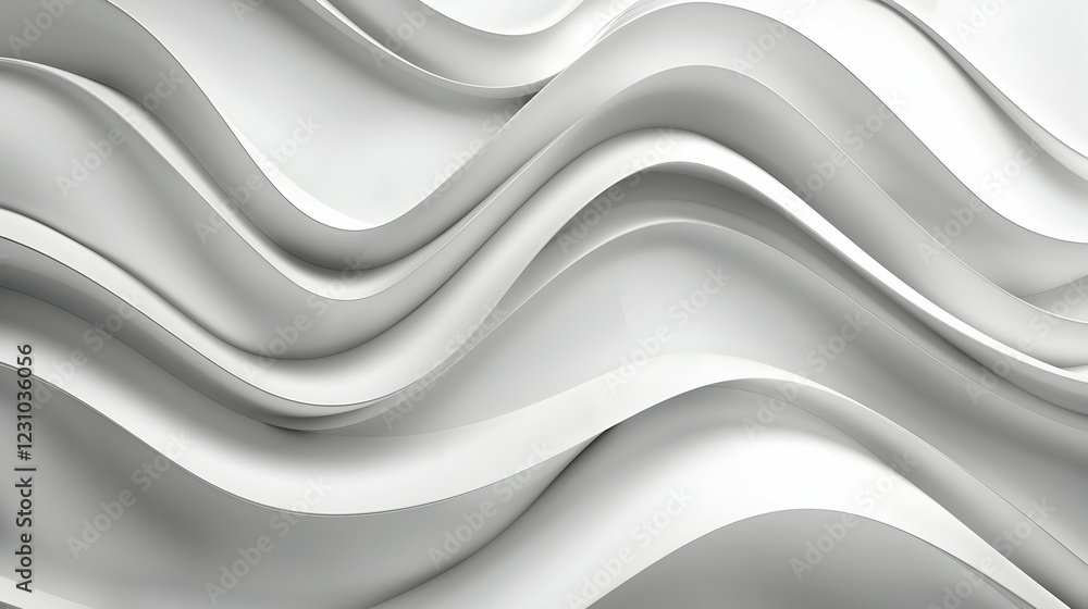 Abstract wavy patterns in white, creating a smooth, modern aesthetic. Abstract wavy patterns in white, creating a smooth, modern aesthetic.