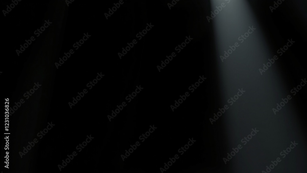 Dramatic Light Beam on Black Background - Abstract Spotlight Dramatic Light Beam on Black Background - Abstract Spotlight