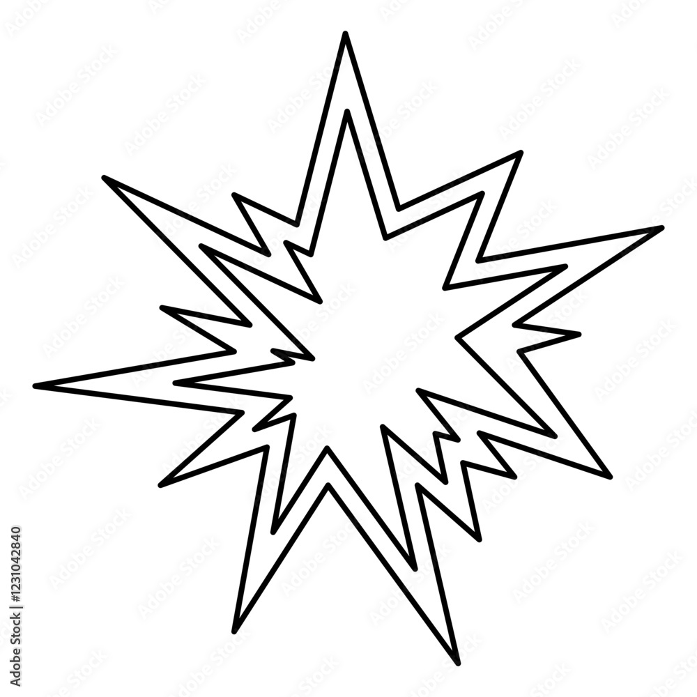 Obraz premium explosion icon