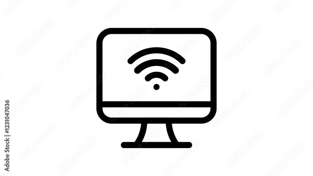 computer animated icon computer animated icon