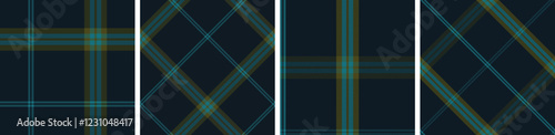 Plaid pattern seamless tartan check plaid for skirt, tablecloth, blanket, duvet cover, or other modern fashion print.