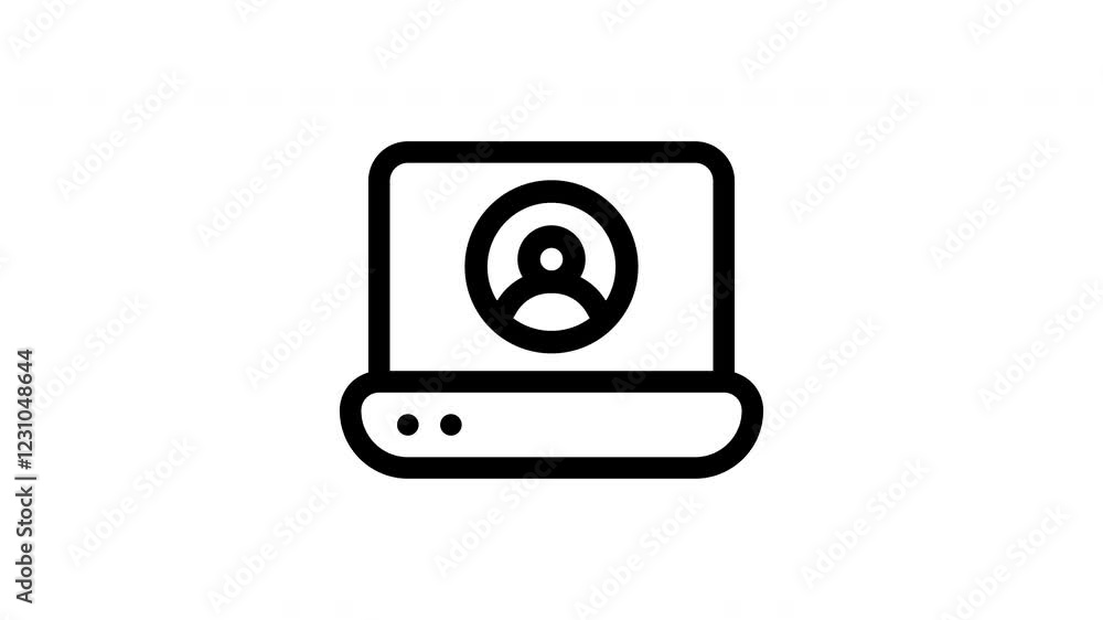 laptop animated icon laptop animated icon