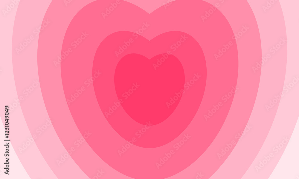 Hearts gradient background. Vector illustration. Valentines Day. Mothers Day. Creative concept of Happy Valentines Day. Modern abstract art design with heart and geometric shapes. Hearts gradient background. Vector illustration. Valentines Day. Mothers Day. Creative concept of Happy Valentines Day. Modern abstract art design with heart and geometric shapes.