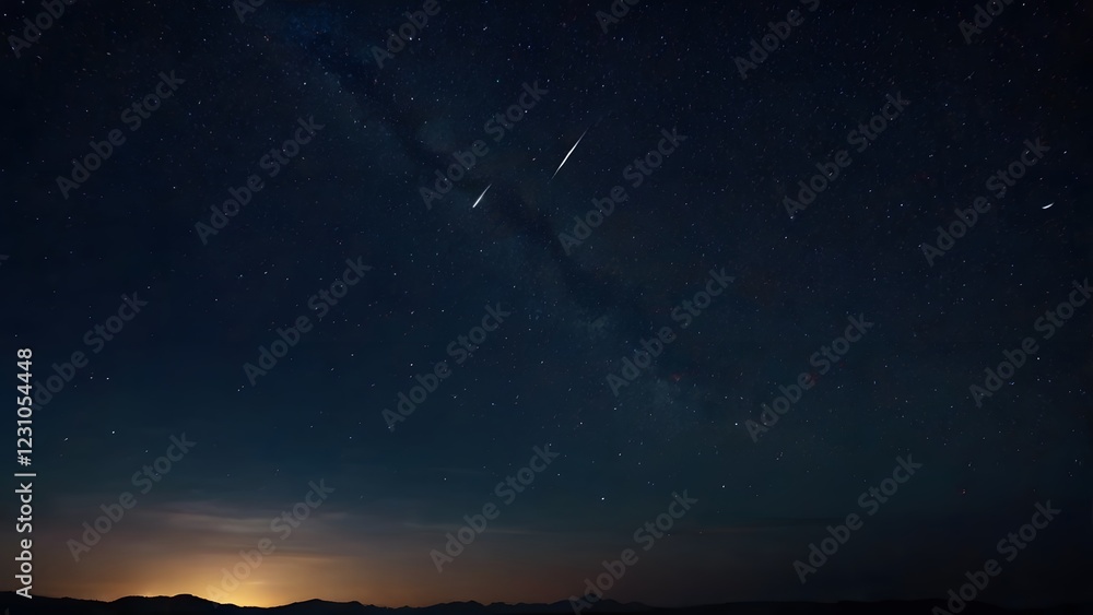 Beautiful sky with clouds and stars at different times of the day Beautiful sky with clouds and stars at different times of the day