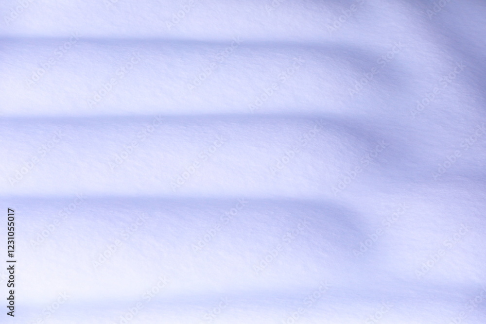 Obraz premium 積もった雪のデザイン的な雪面模様