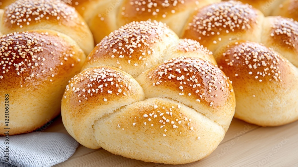 Golden Brown Knot Rolls with Sugar Sprinkle Golden Brown Knot Rolls with Sugar Sprinkle