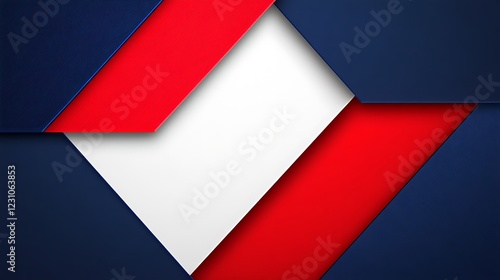 Abstract Geometric Design in Red White and Blue Free Download Abstract Geometric Design in Red White and Blue - GFXLoad
