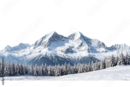 Wallpaper Mural Snowy Mountain Escape Find Peace Torontodigital.ca