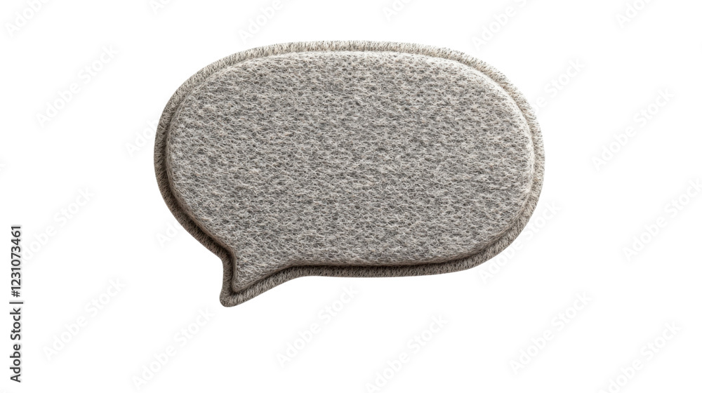 Speech bubble suggesting online chatting and social media communication on transparent background Speech bubble suggesting online chatting and social media communication on transparent background