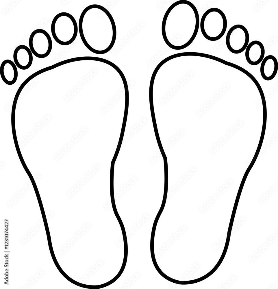 Foot print icon. Human foot pet black vector flat and line collection isolated on transparent background. Shoe print step symbol sign of walking, track imprint, sole of shoe printmaking technique. Foot print icon. Human foot pet black vector flat and line collection isolated on transparent background. Shoe print step symbol sign of walking, track imprint, sole of shoe printmaking technique.