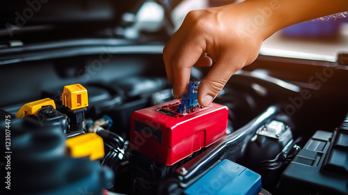 Check and maintenance the battery in car with yourself.