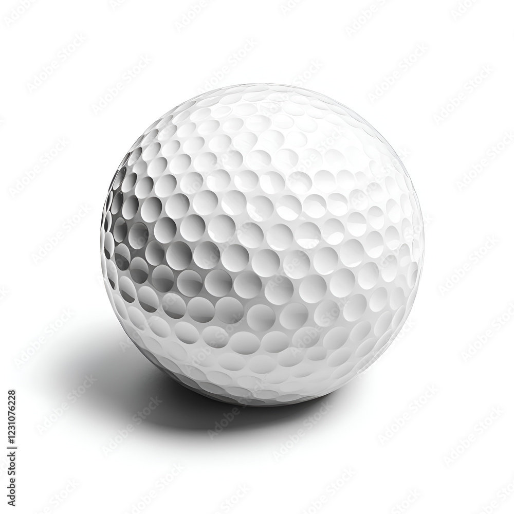 Dynamic Golf Ball in Motion on the Driving Range for Enthusiastic Players Dynamic Golf Ball in Motion on the Driving Range for Enthusiastic Players
