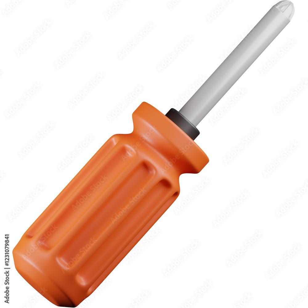 Screwdriver 3D Icon Screwdriver 3D Icon