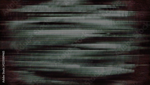 seamless retro vhs scanlines or tv signal static noise overlay pattern television screen photo