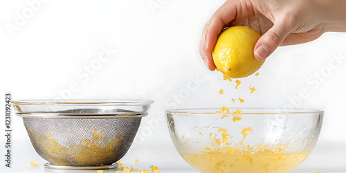 Lemon Zesting: A Culinary Delight photo