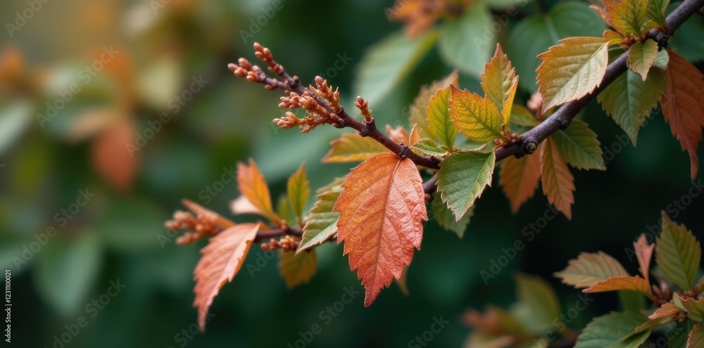 Deciduous shrub with browned branches and leaf drop, winter damage, winter bareness, evergreen damage Deciduous shrub with browned branches and leaf drop, winter damage, winter bareness, evergreen damage