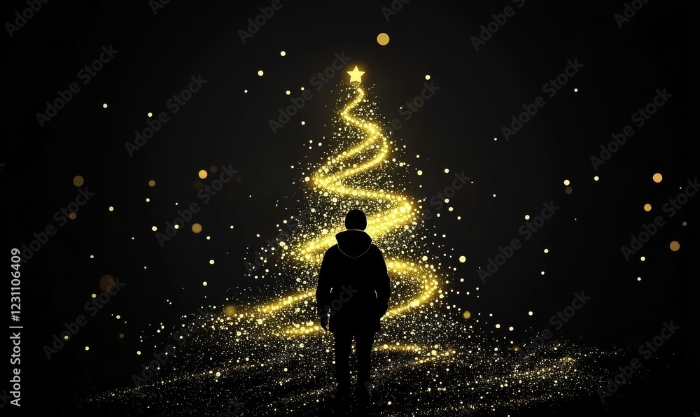 Emphasizing warmth and joy through light decoration. Emphasizing warmth and joy through light decoration.