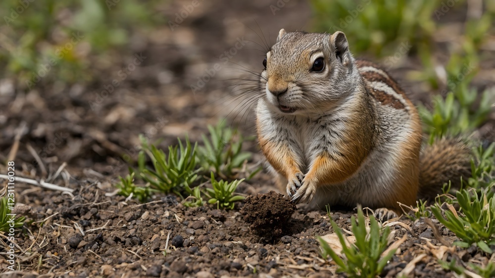 Habitat Hustle: A Northern Idaho Ground Squirrel at Work Habitat Hustle: A Northern Idaho Ground Squirrel at Work