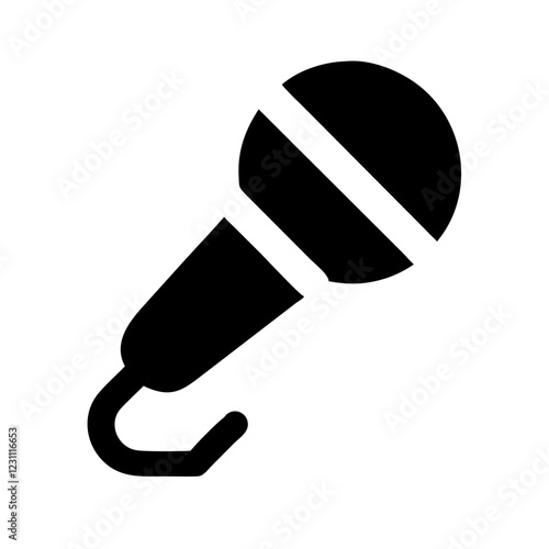 Microphone Vector Icon – Audio & Sound Recording Symbol