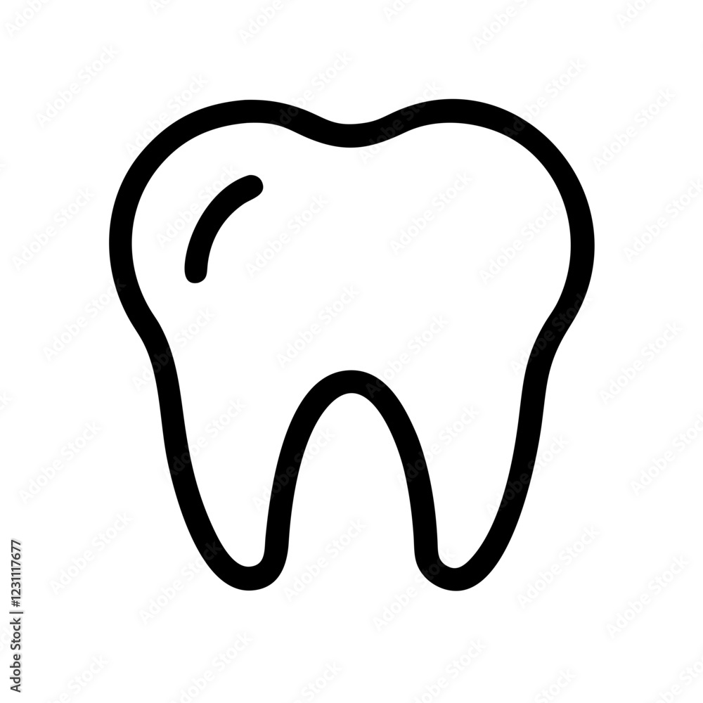 Tooth Vector Icon – Clean & Professional Dental Care Symbol Tooth Vector Icon – Clean & Professional Dental Care Symbol