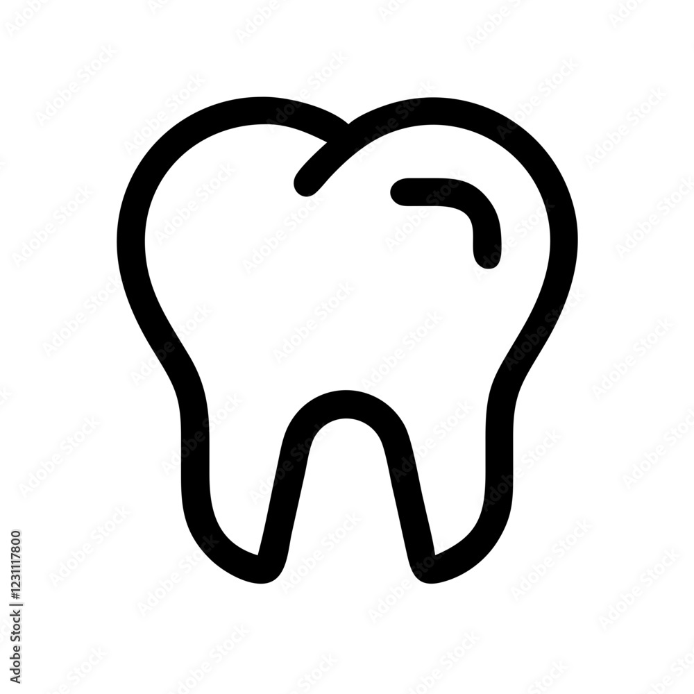 Tooth Vector Icon – Clean & Professional Dental Care Symbol Tooth Vector Icon – Clean & Professional Dental Care Symbol