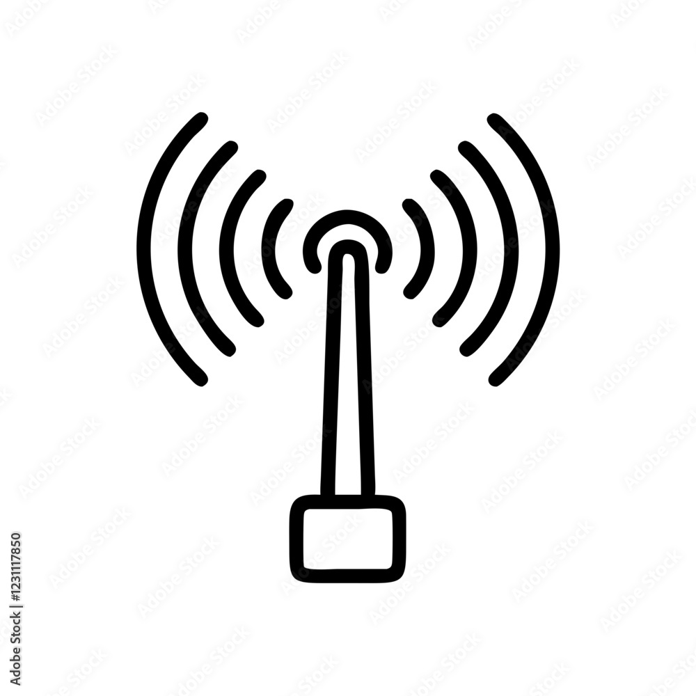 WiFi Vector Icon – Clean & Modern Wireless Signal Symbol WiFi Vector Icon – Clean & Modern Wireless Signal Symbol