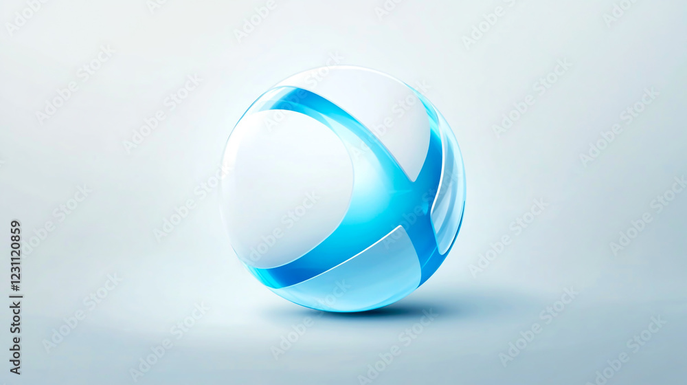 Vector icon of a globe, simple design, white background and blue outline on a white background Vector icon of a globe, simple design, white background and blue outline on a white background
