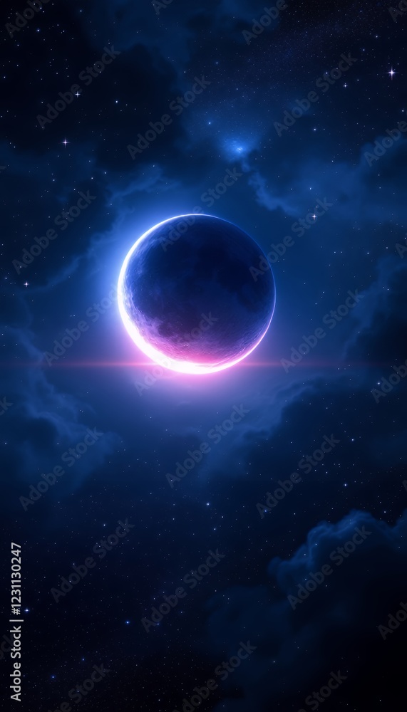Stunning Cosmic Nebula With Vibrant Colors And Celestial Elements In Deep Space Stunning Cosmic Nebula With Vibrant Colors And Celestial Elements In Deep Space