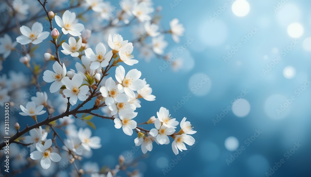 Spring Serenity - Cherry Blossoms in a Dreamy Pastel Sky. Ethereal Spring - Delicate Cherry Blossoms Against a Dreamy Blue Sky Spring Serenity - Cherry Blossoms in a Dreamy Pastel Sky. Ethereal Spring - Delicate Cherry Blossoms Against a Dreamy Blue Sky