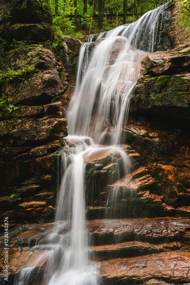 Obraz premium Waterfalls at Flume Gorge White Mountains