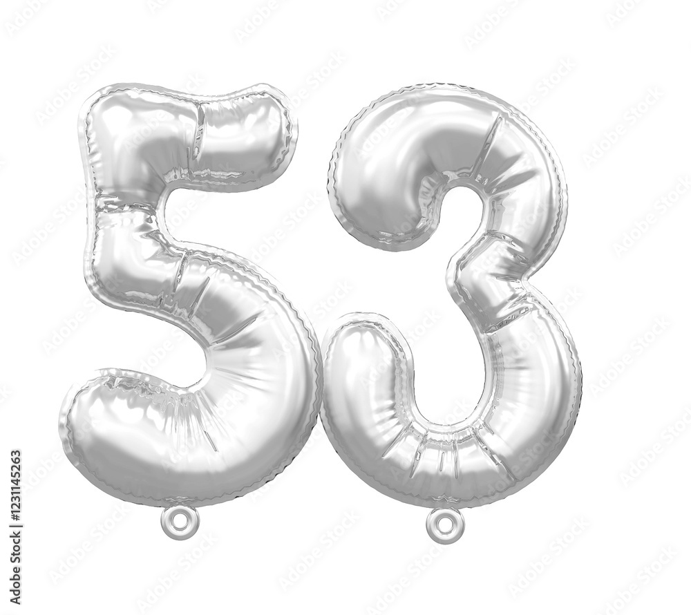 Silver Balloon Number 53 Silver Balloon Number 53