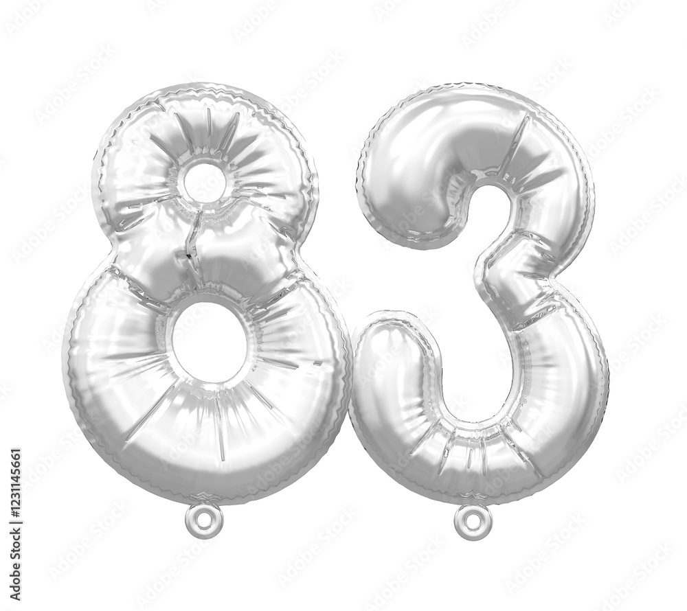 Silver Balloon Number 83 Silver Balloon Number 83