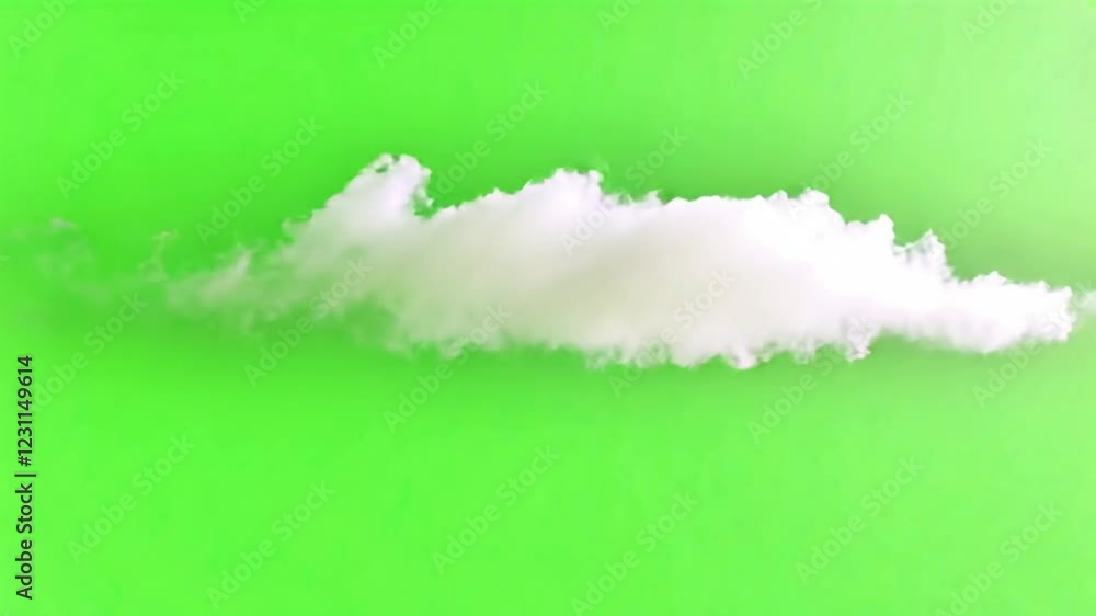 Cloud Green Screen Background. Flying Clouds Graphic Effects. Clouds ...