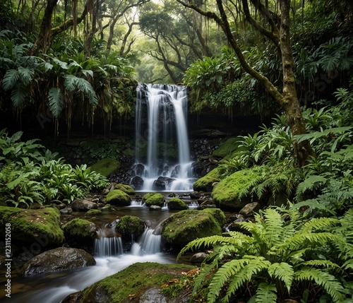 Waterfall in the jungle