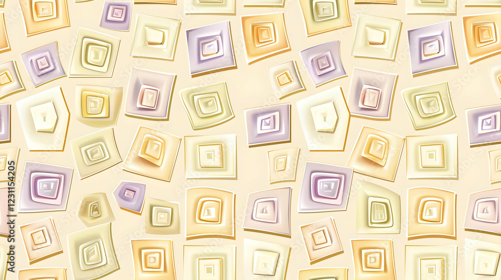 A textured pattern of layered, colorful squares creating a visually appealing design. A textured pattern of layered, colorful squares creating a visually appealing design.