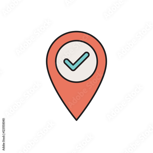 Free Download Location Mark icon vector - GFXLoad